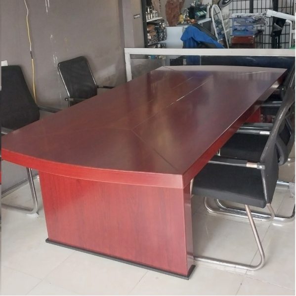 bàn họp 2m4 sơn PU thanh lý