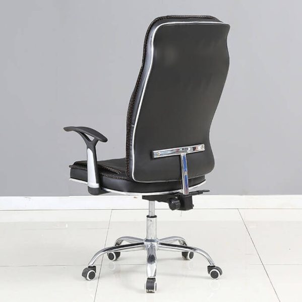 Phần sau ghế trưởng phòng da ngả lưng xoay