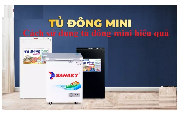 Cách sử dụng tủ đông mini hiệu quả tiết kiệm điện cho gia đình bạn