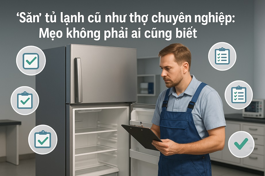 “Săn” Tủ Lạnh Cũ Như Thợ Chuyên Nghiệp, Mẹo Không Phải Ai Cũng Biết!