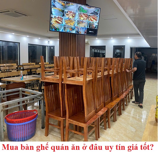 Mua bàn ghế quán ăn ở đâu uy tín giá tốt?