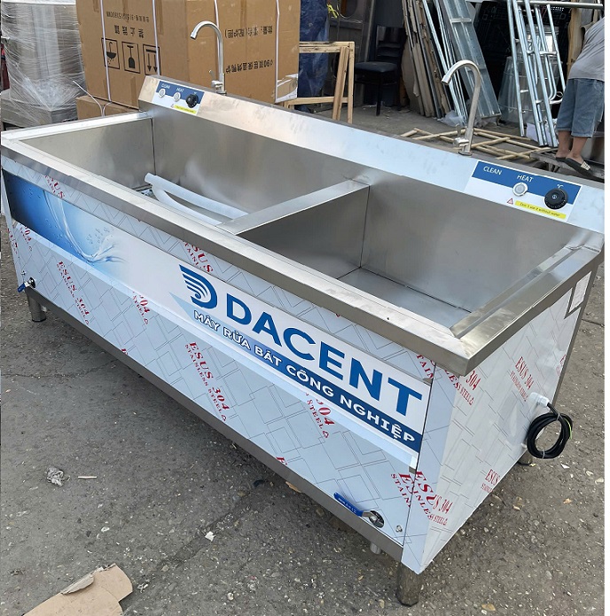 Máy rửa bát sóng siêu âm chậu đôi KT1500 - Ảnh 2