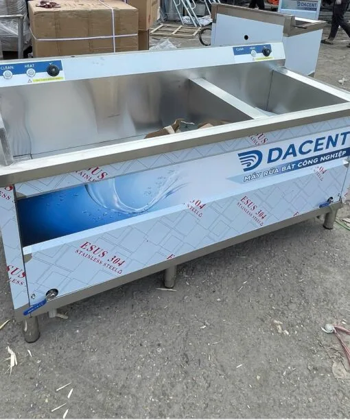 Máy rửa bát sóng siêu âm chậu đôi KT2M
