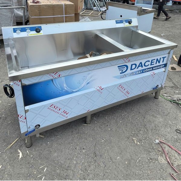 Máy rửa bát sóng siêu âm chậu đôi KT2M