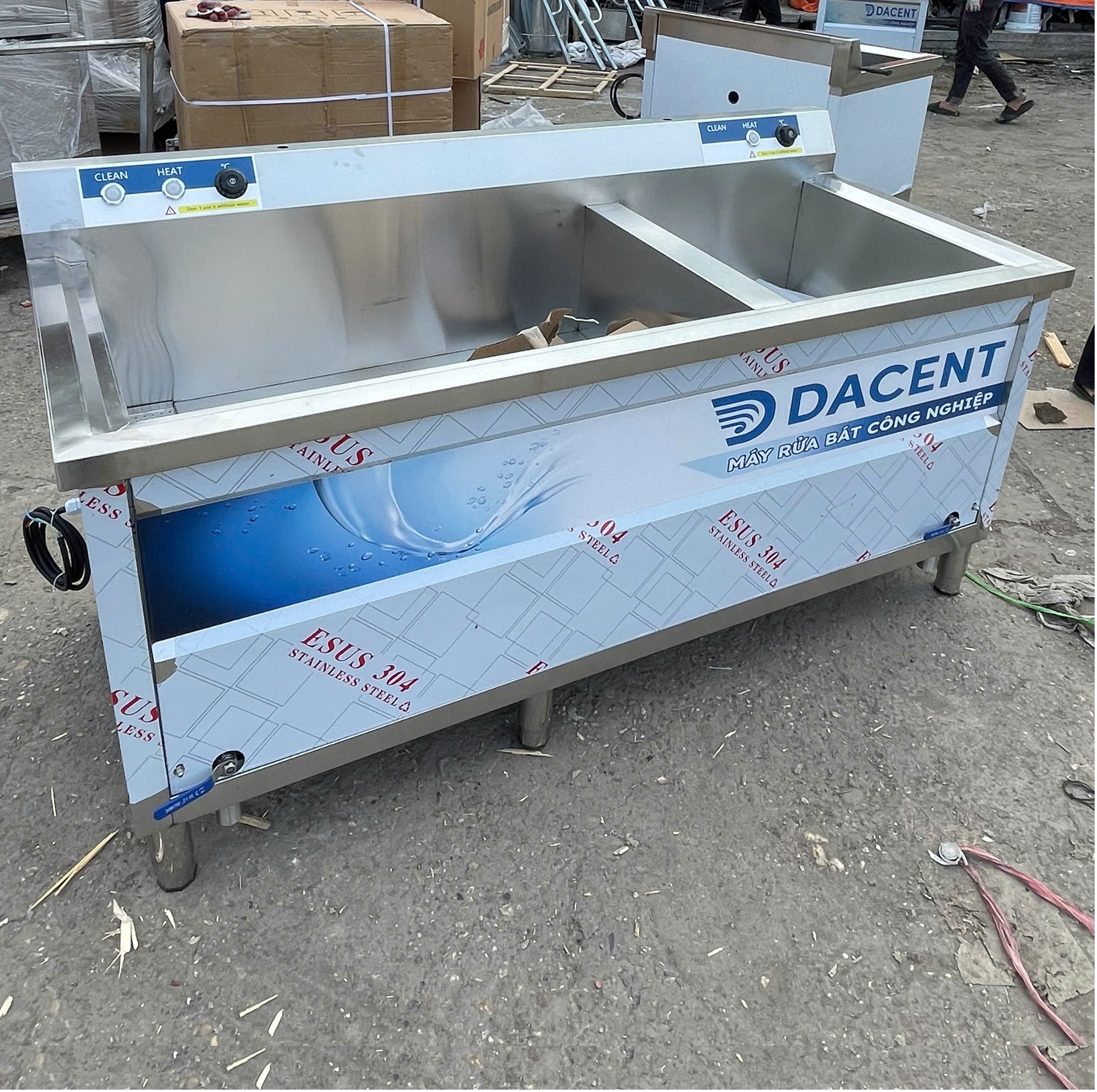 Máy rửa bát sóng siêu âm chậu đôi KT2M4 - Ảnh 3