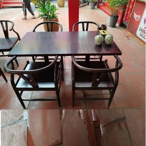 Bộ bàn ghế quán ăn mang phong cách riêng