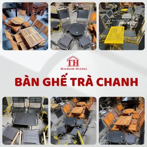 Mẫu bàn ghế trà chanh vỉa hè