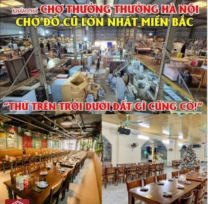 chợ đồ cũ Thưởng Thưởng đa dạng các mặt hàng giá cả phải chăng