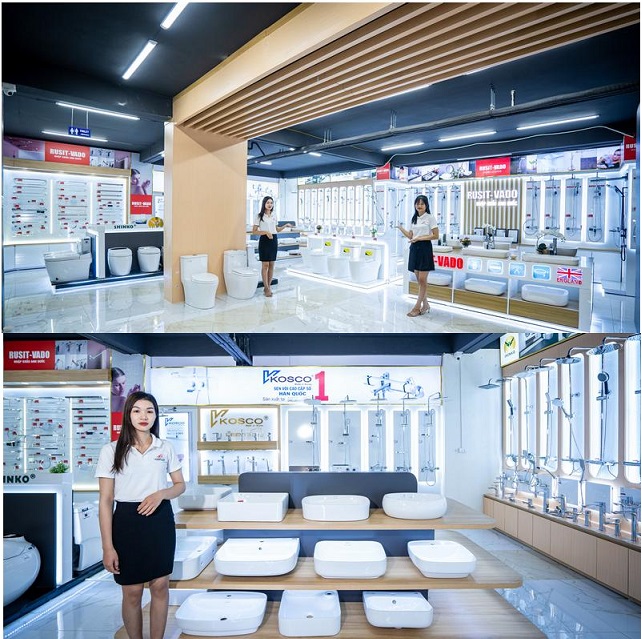 Thanh lý hàng trưng bày thiết bị vệ sinh phòng tắm giảm giá sốc 30–50%